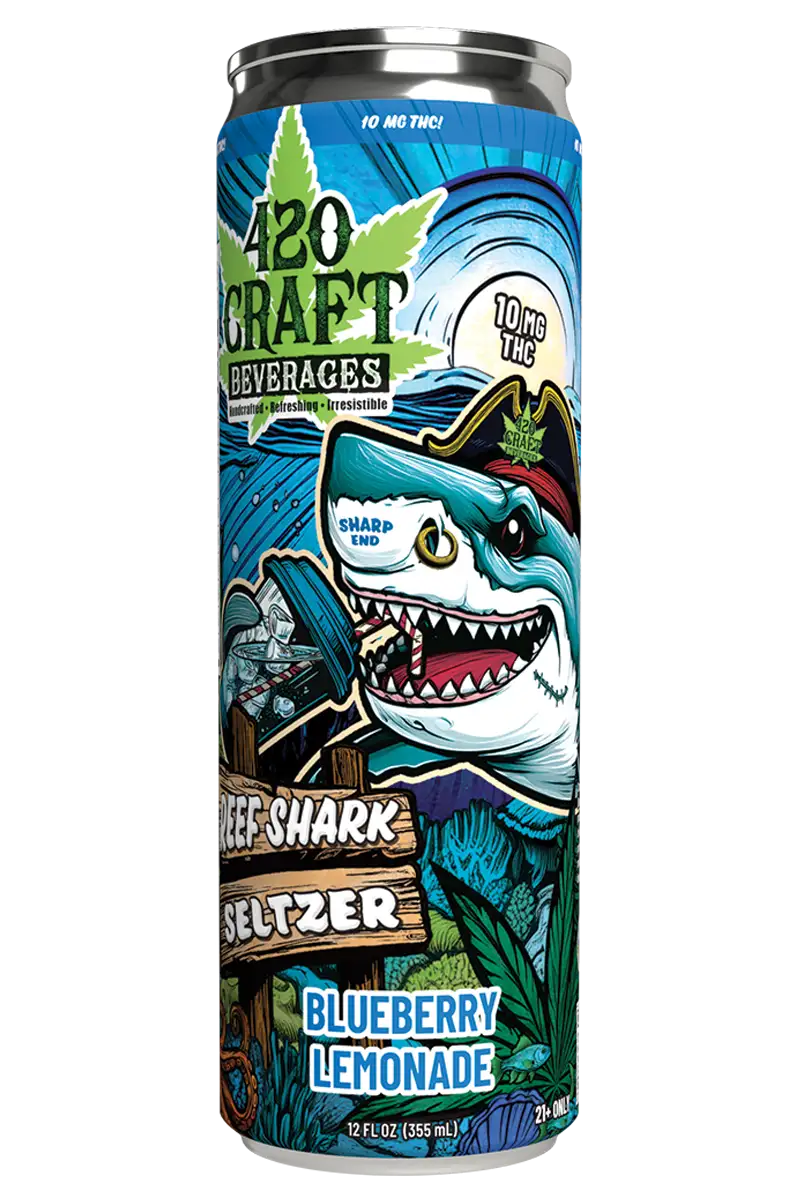 420 CRAFT REEF SHARK THC SELTZER 10MG