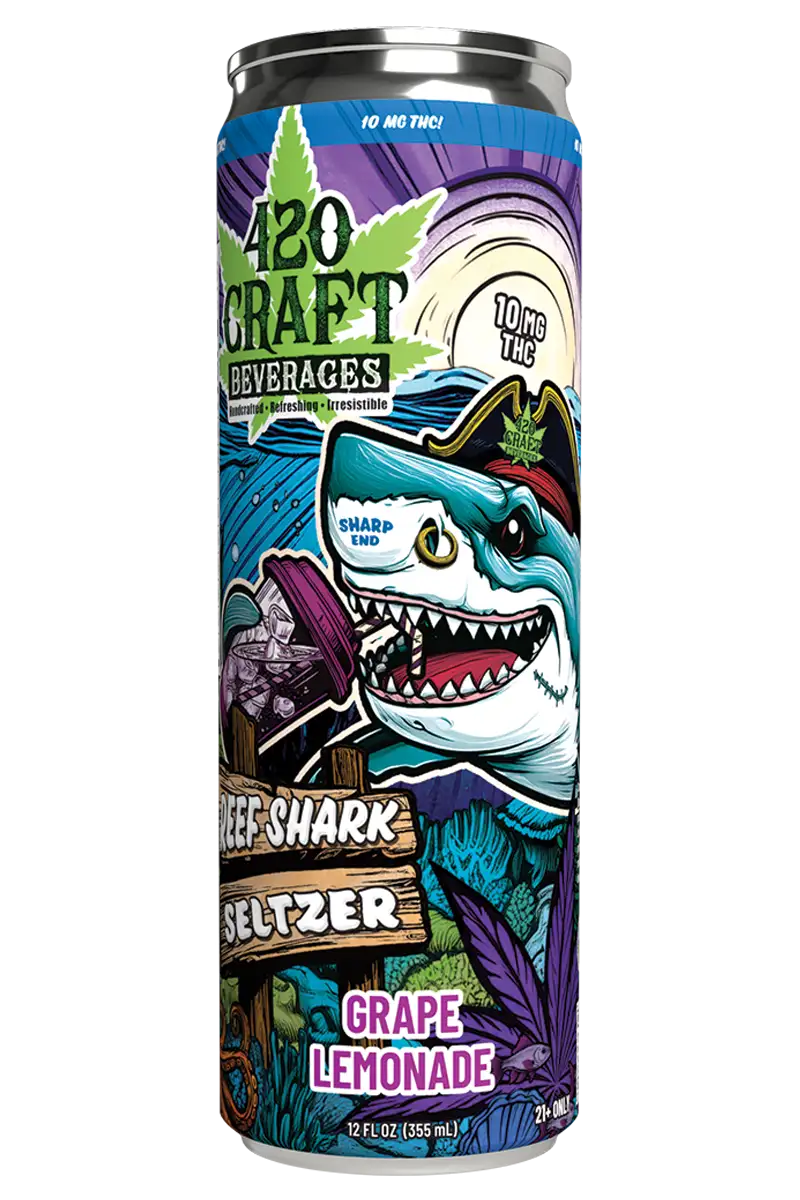 420 CRAFT REEF SHARK THC SELTZER 10MG